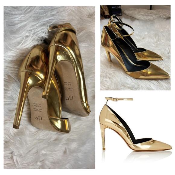 Diane Von Furstenberg Shoes - Diane Von Furstenberg Laredo Suede Ankle-Strap Pumps